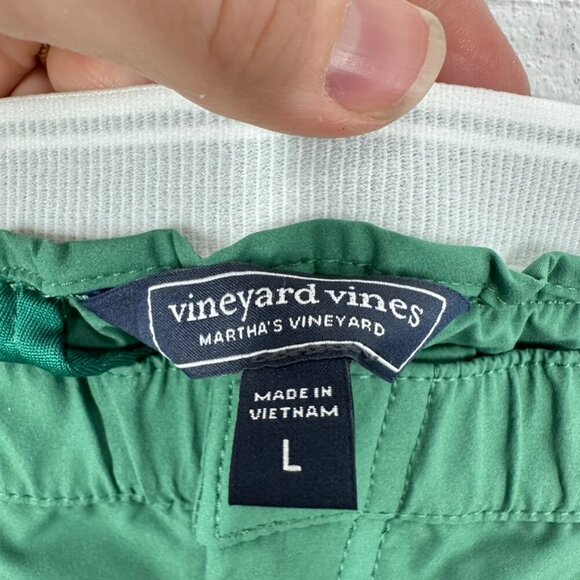 Vineyard Vines Women's Size‎ Large Dark Green Athletic Track Pants Casual Travel - Picture 4 of 10